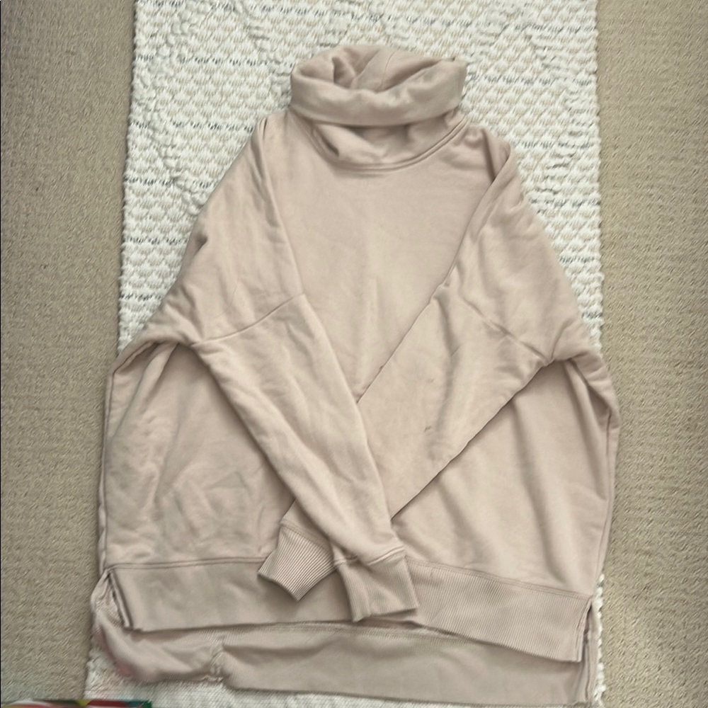 Women's Cream Turtleneck Sweater